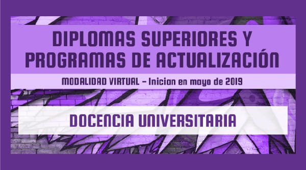  Diploma Superior y  Programa de Actualización en  Docencia Universitaria (PADOC)