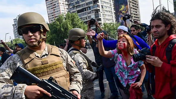  Solidaridad con el pueblo de Chile y rechazo al uso de la violencia represiva