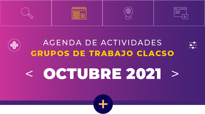  Agenda de Grupos de Trabajo – Octubre 2021