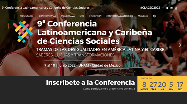  Están abiertas las presentaciones de ponencias para #CLACSO2022