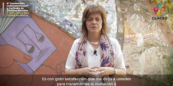  Invitación de Karina Batthyány a la 9ª Conferencia