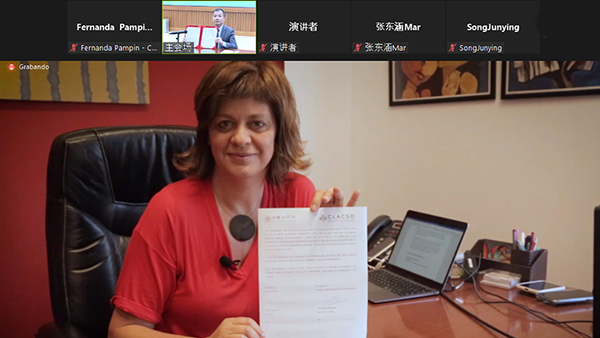  Convenio de CLACSO con Blossom Press de China