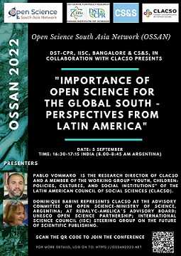  Open Science South Asia Network (OSSAN) 2022