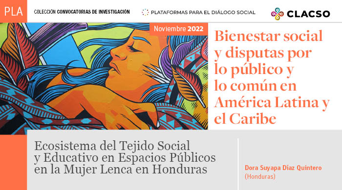  Ecosistema del Tejido Social y Educativo en Espacios Públicos en la Mujer Lenca en Honduras