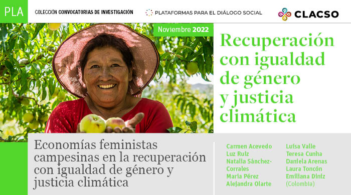  Economías feministas campesinas en la  recuperación con igualdad de género y justicia climática. Una aproximación desde Colombia