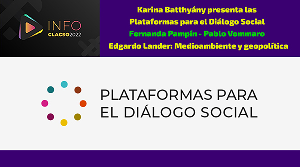  Presentación de las Plataformas para el Diálogo Social