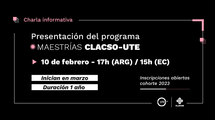  Maestrías CLACSO-Universidad UTE de Ecuador