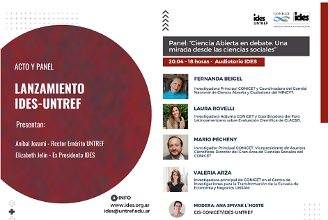  CLACSO FOLEC participará del acto y panel “Ciencia Abierta en debate”