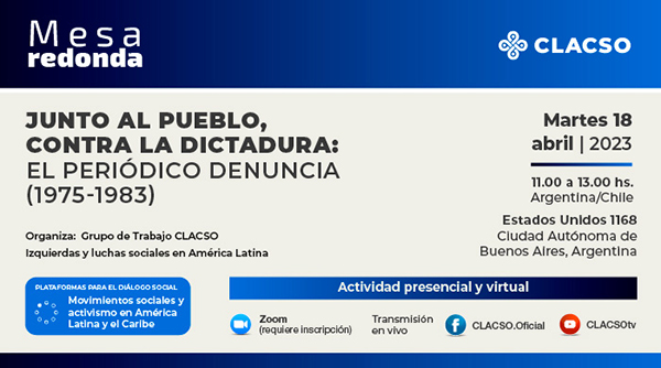  “Junto al pueblo, contra la dictadura” – El periódico Denuncia
