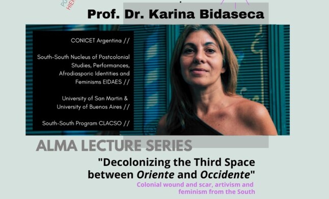  Participación en el evento “Lecture Decolonizing third space between Oriente and Occidente”