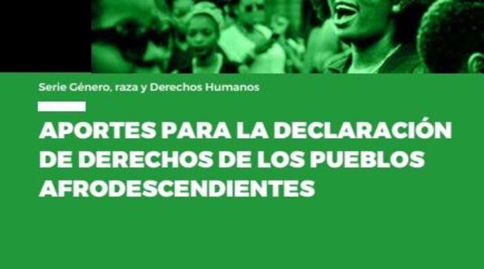  Aportes para la declaración de derechos de los pueblos afrodescendientes