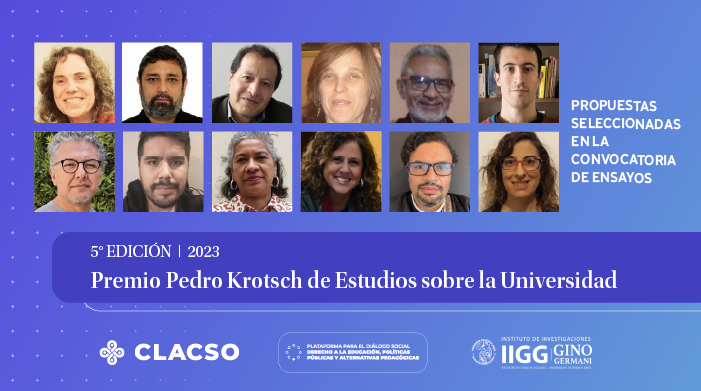  DICTAMEN – Quinta Edición 2023 del Premio Pedro Krotsch de Estudios sobre la Universidad