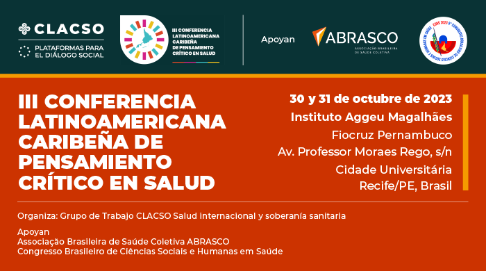 III Conferencia Latinoamericana Caribeña de Pensamiento Crítico en Salud