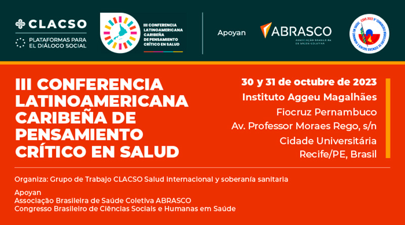 III Conferencia Latinoamericana Caribeña de Pensamiento Crítico en Salud