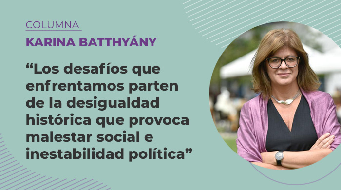  «Los desafíos que enfrentamos parten de la desigualdad histórica que provoca malestar social e inestabilidad política»
