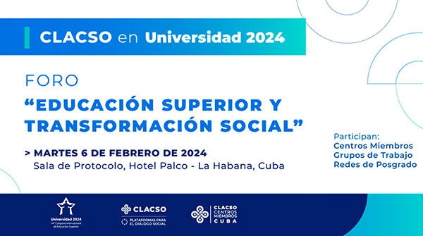  Educación superior y transformación social