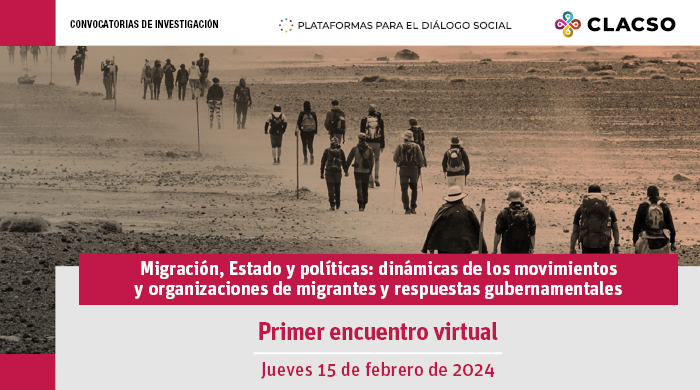  1er encuentro virtual Migración, Estado y políticas