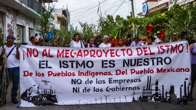  Libertad a opositores al Interoceánico detenidos en Mixtequilla, exigen colectivos en Oaxaca