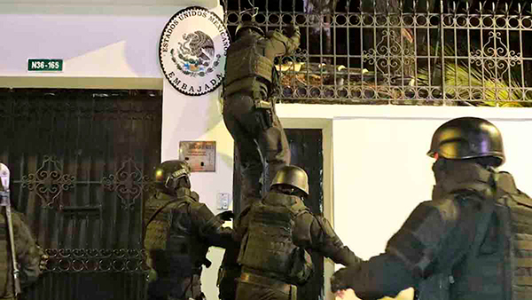  CLACSO rechaza la violación del derecho internacional ocurrido en la Embajada mexicana en Ecuador