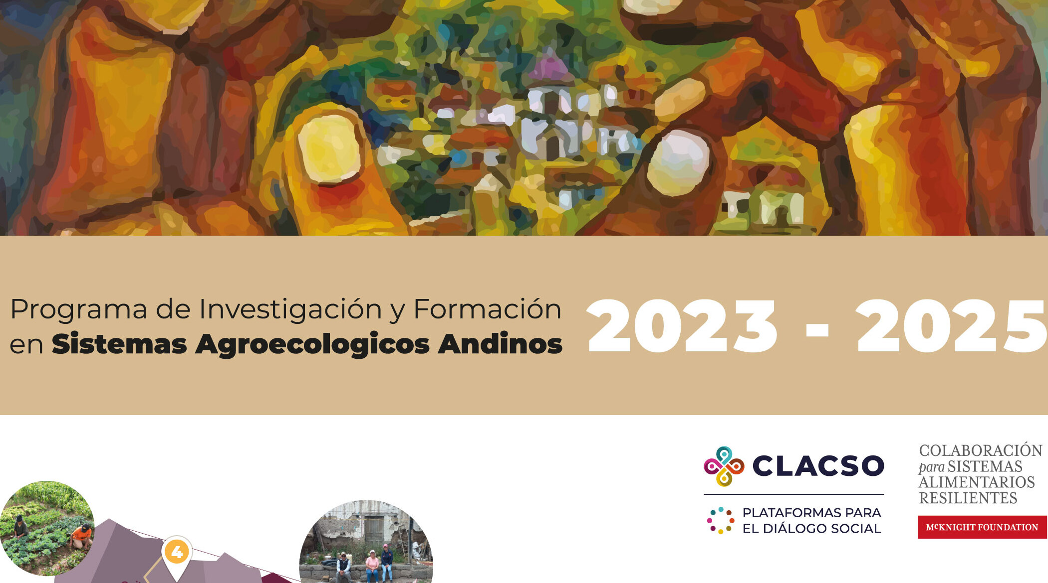  Infografía de los proyectos en sistemas agroecológicos andinos:                                        10 proyectos en 2023-2025