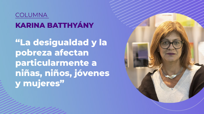  «La desigualdad y la pobreza afectan particularmente a niñas, niños, jóvenes y mujeres»