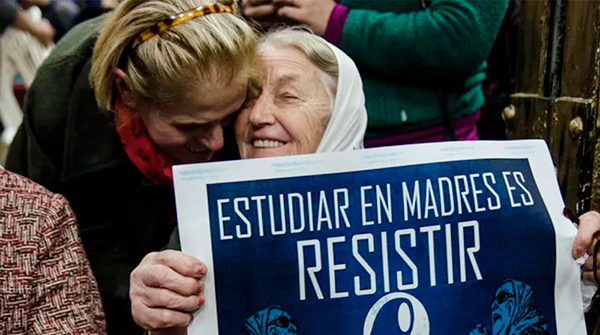  No a la intervención de la Universidad Madres de Plaza de Mayo