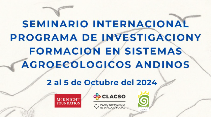  PROGRAMA DE INVESTIGACIÓN Y FORMACIÓN EN SISTEMAS AGROECOLOGICOS ANDINOS  