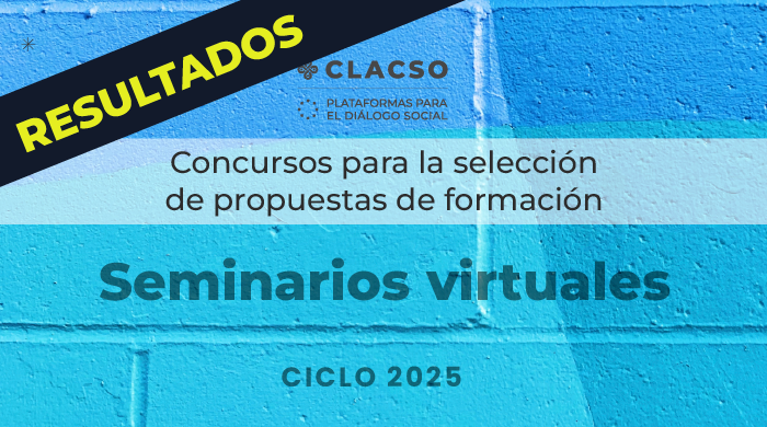  Concurso para la selección de Seminarios Virtuales 2025