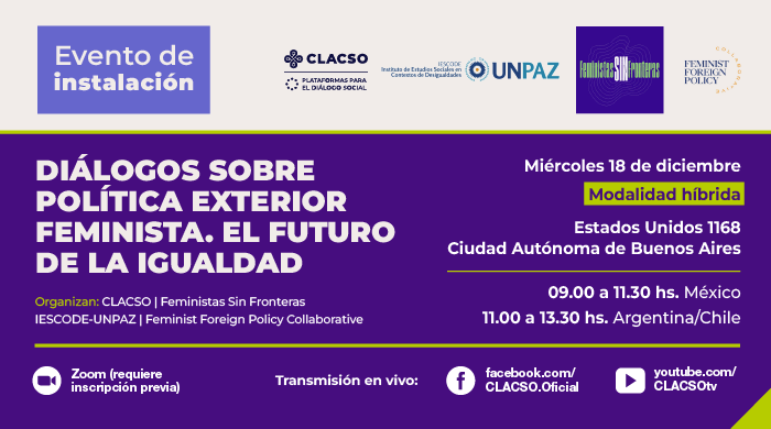  Diálogos sobre política exterior feminista. El futuro de la igualdad