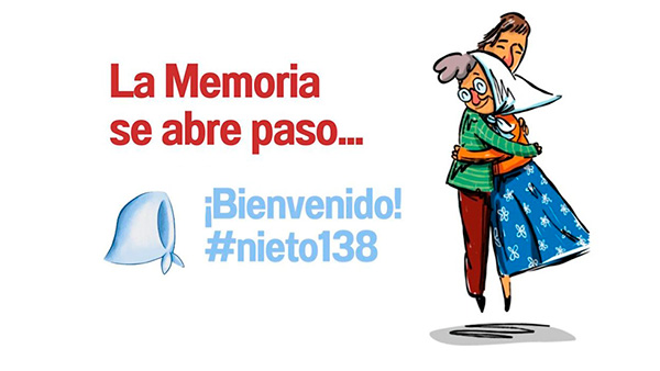  Restitución de la identidad del nieto 138 en Argentina