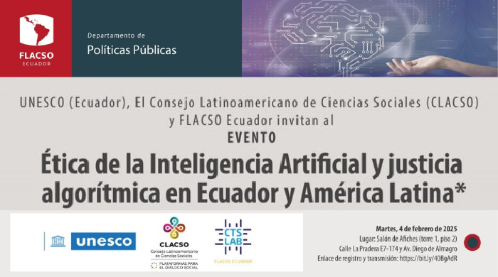  Evento: Ética de la Inteligencia Artificial y Justicia Algorítmica en Ecuador y América Latina