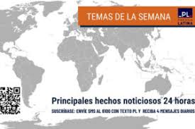  Previsiones informativas semanales para América Latina y el Caribe