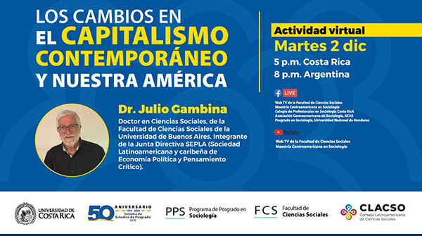  Los cambios en el capitalismo contemporáneo y nuestra América